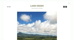 Desktop Screenshot of landorder.com