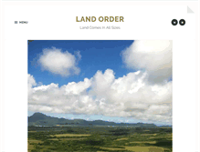 Tablet Screenshot of landorder.com